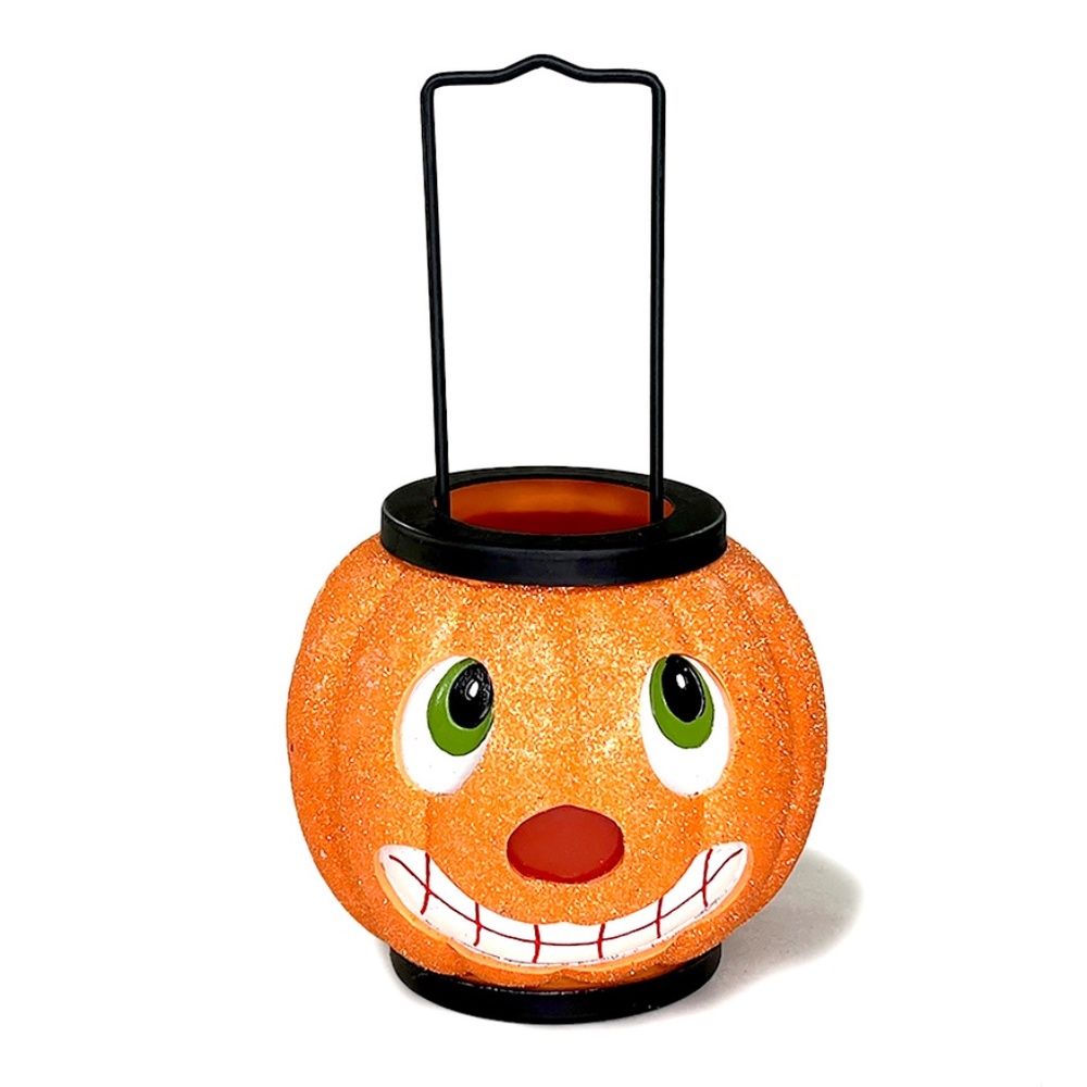 Illuminations Vintage Small Pumpkin Halloween Lantern